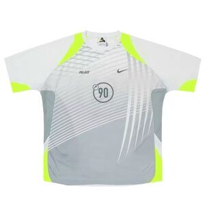 Brand New Nike x Palace White and Gray Soccer Jersey